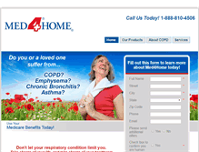 Tablet Screenshot of med4home.com